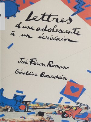 cover image of Lettres d'une adolescente à un écrivain
